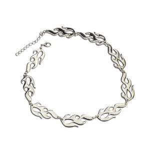 Hip Hop Flame Chain Bracelet