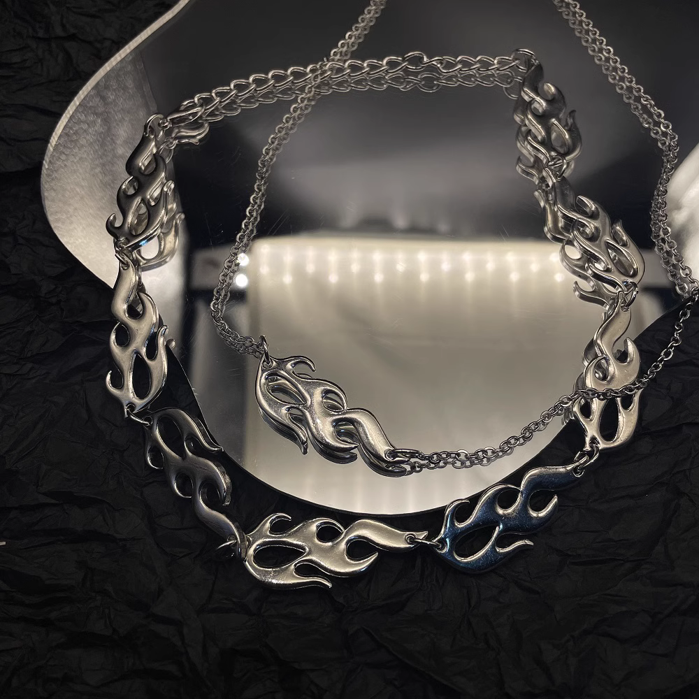 Hip Hop Flame Chain Bracelet