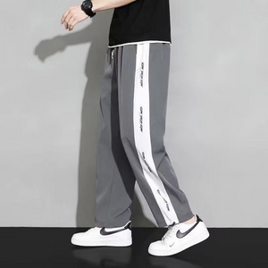 Summer Ice Silk Drawstring Sports Pants