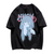 Urban Japanese Cartoon Girl Print T-shirt