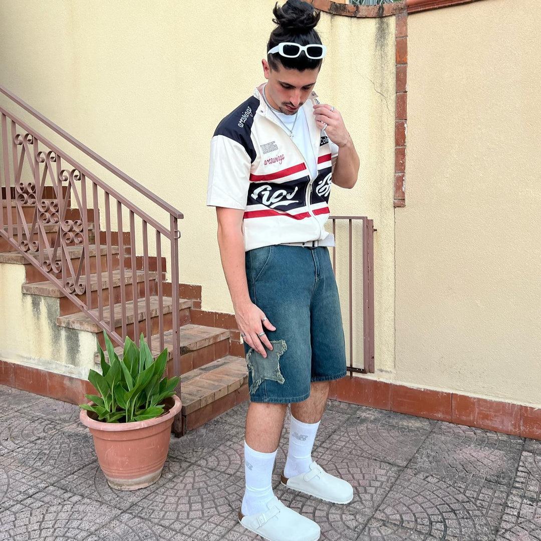 High Street Color Block Motor T-Shirt