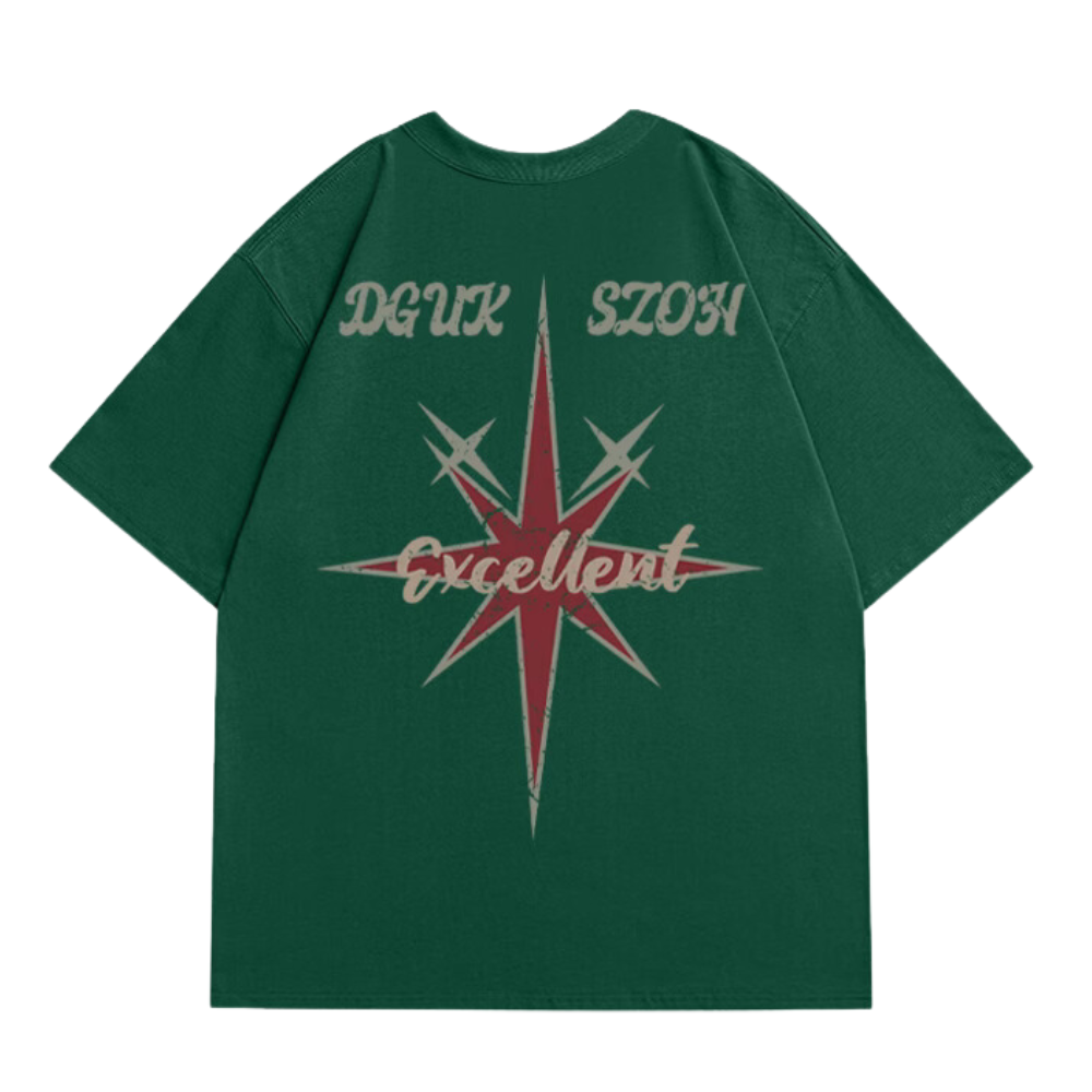 American Star Letter Print T-shirt