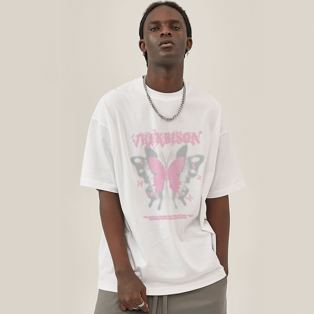 Vintage Gradient Butterfly T-shirt
