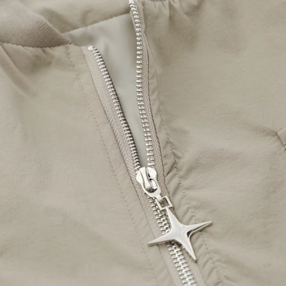 Street Trend Solid Color Jacket