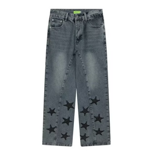 Vintage Loose Star Graphic Jeans