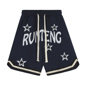 American Star Letter Embroidery Shorts