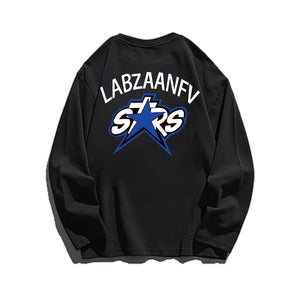 Casual Stars Letter Print Sweatshirt