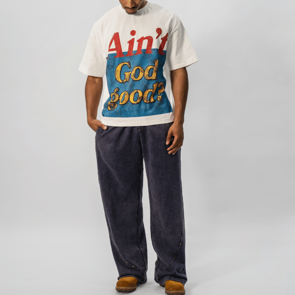 Evokyn "Ain't God Good" Boxy Tee
