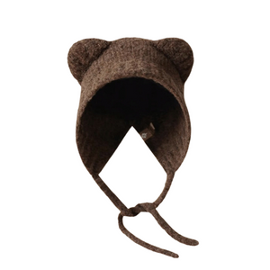 Cute Bear Knitted Hat