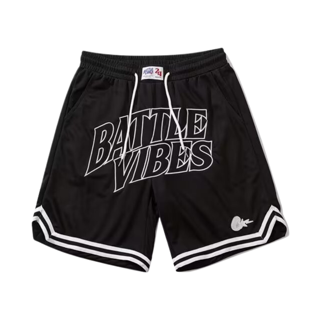 American Letter Embroidery Sports Shorts