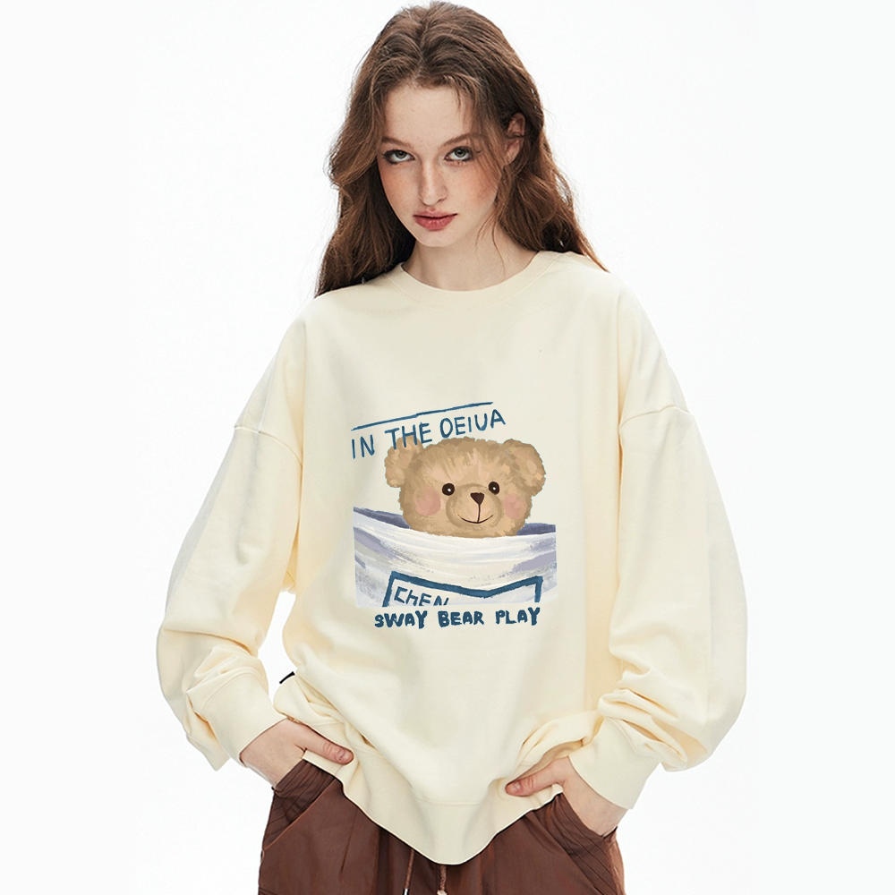 Casual Teddy Bear Sweatshirt