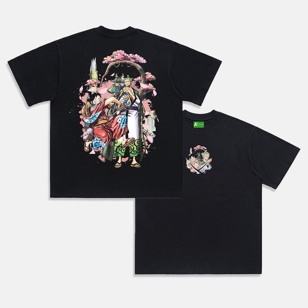 AG® Japanese Comic Characters Washed T-Shirt