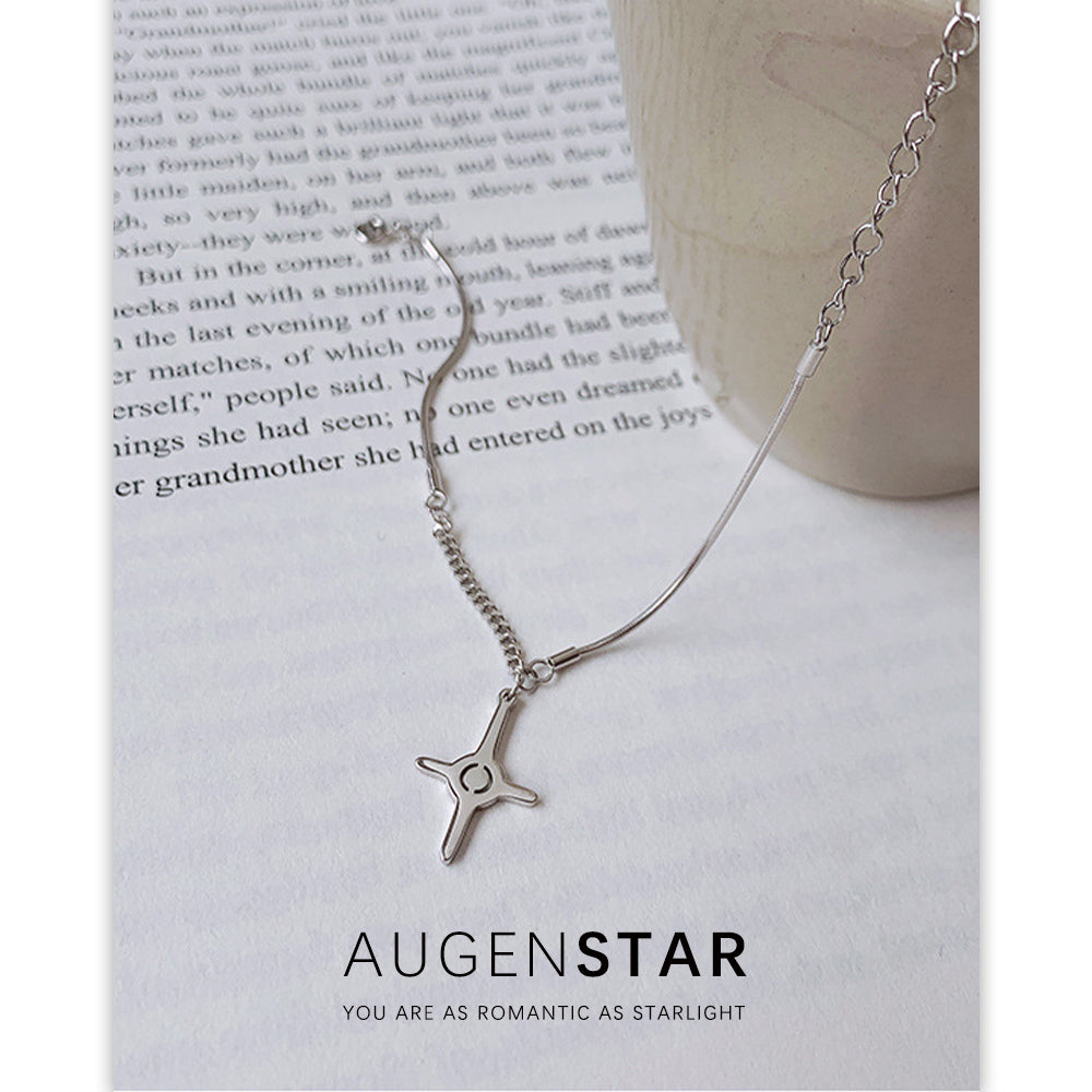 ASR | Four Pointed Star Cross Pendant Bracelet