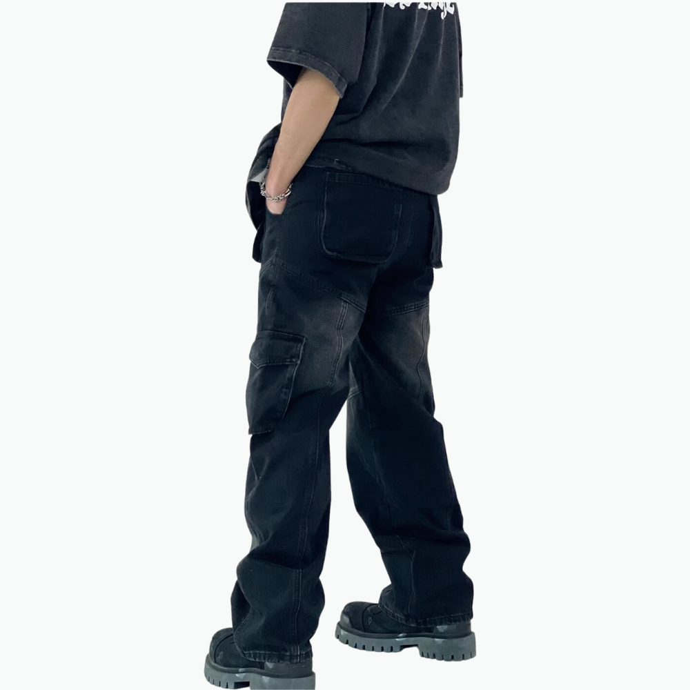 Black Street Pocket Jeans