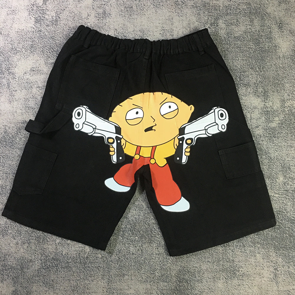 BAGGOUT Dumpling Holding Double Gun Jeans