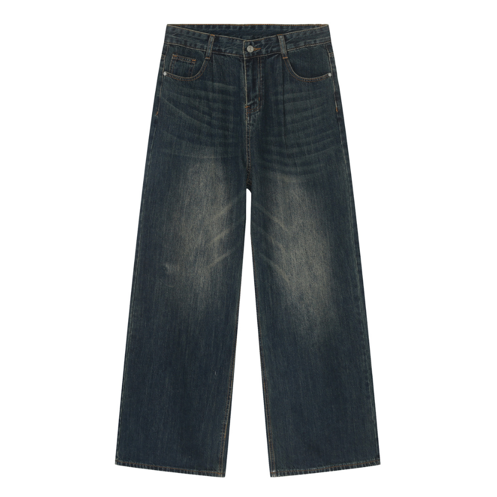 Vintage Loose Floor-Length Jeans