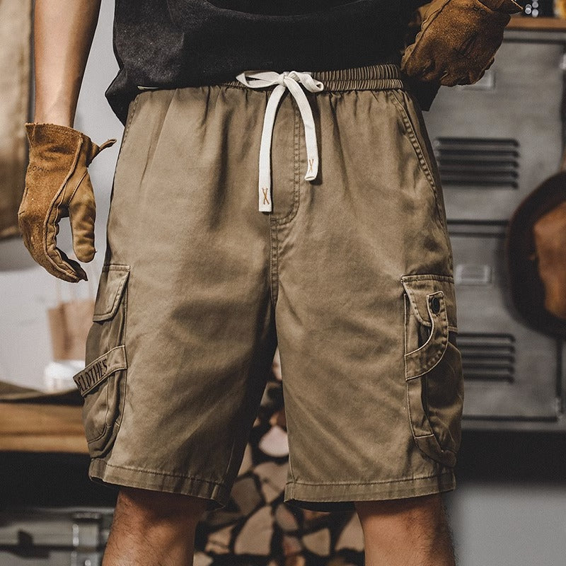 American Heavy Retro Ins Trend Large Size Tooling Shorts