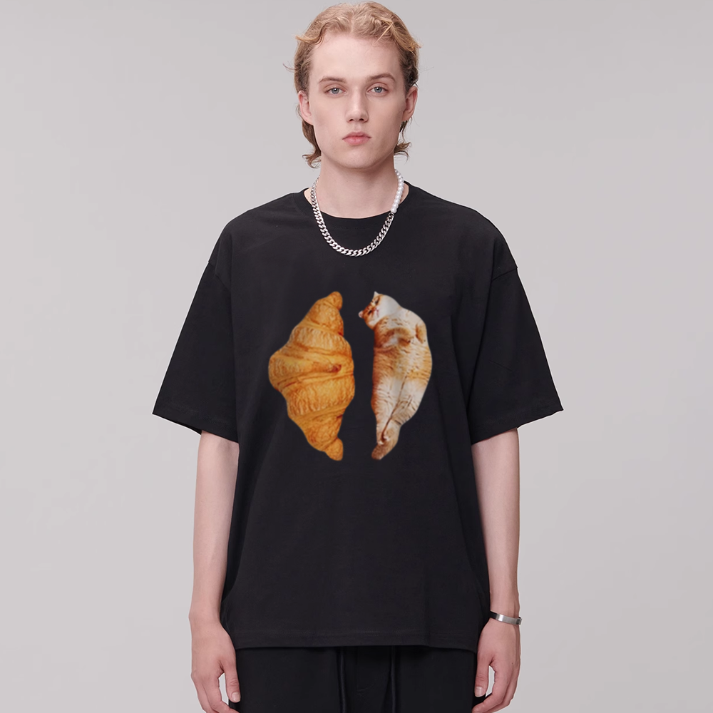 Croissant Cat T-Shirt
