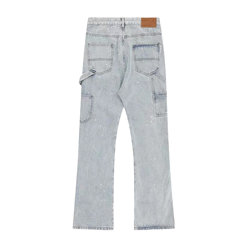 DF | Blue Panelled Design Jeans