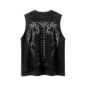 6Kull Bone Wings Summer Vest