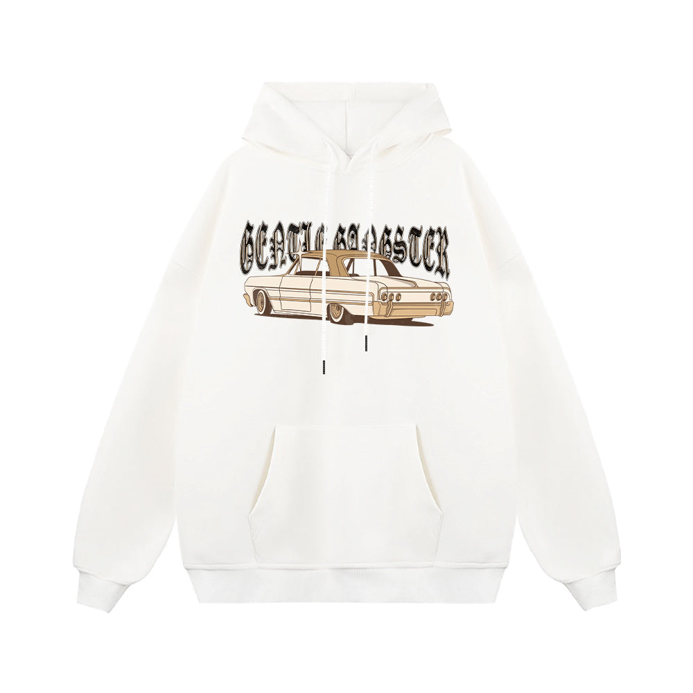 GEG | G/W 'Gentle Gangster' Logo Print Hoodie