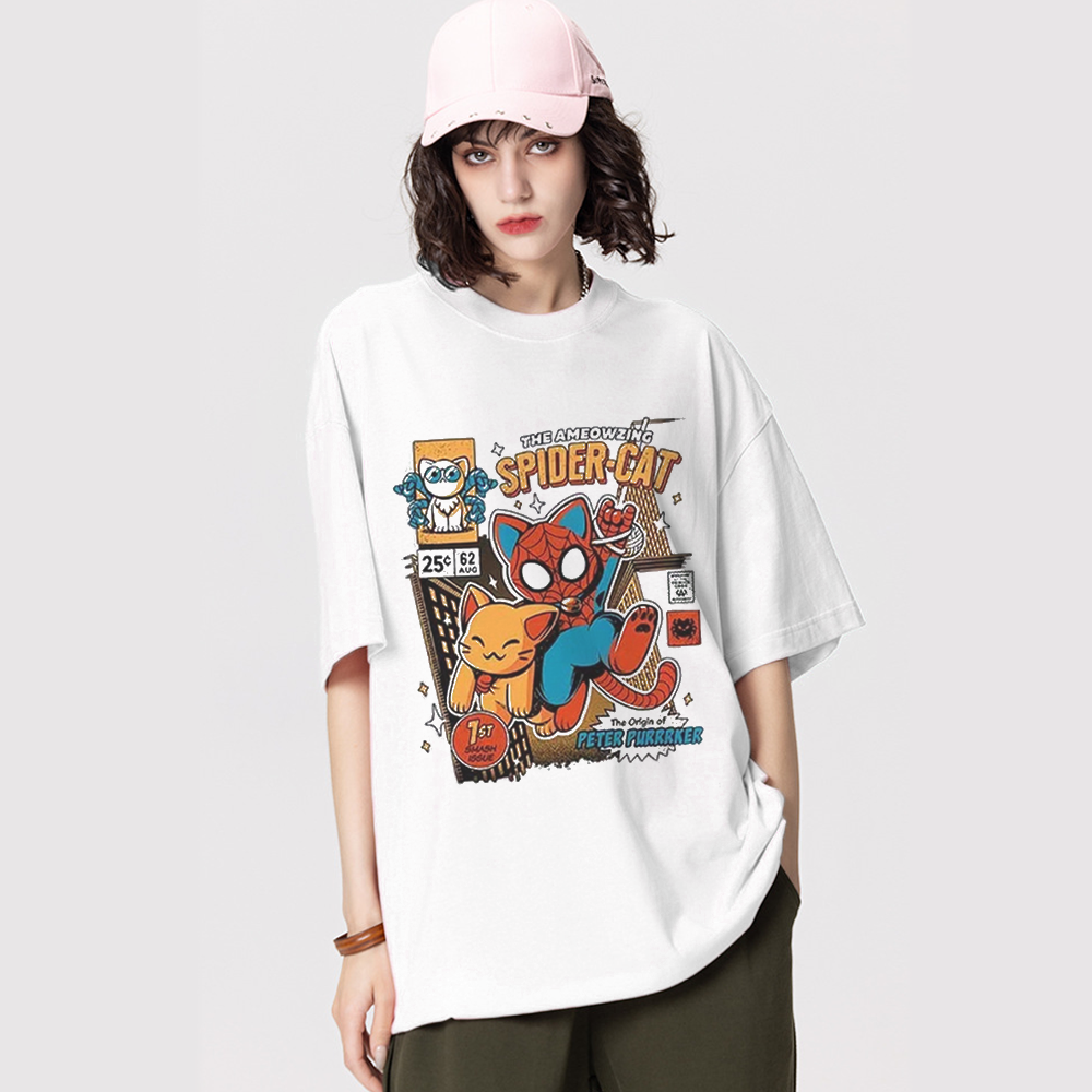 Retro Spider-Cat T-Shirt