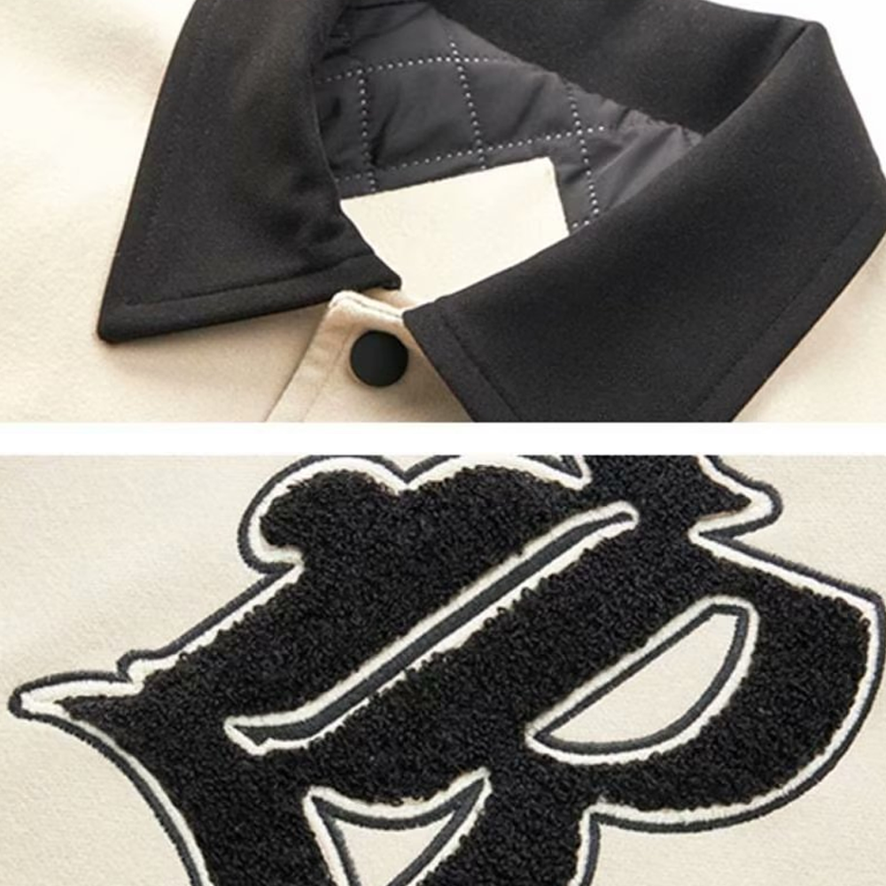 Japanese Loose Splicing Embroidery Jacket