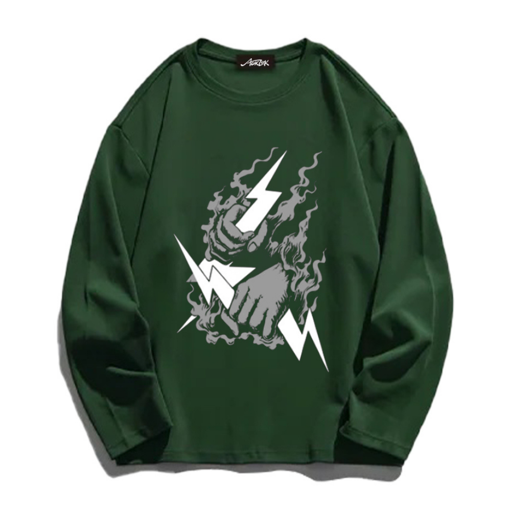 Vintage Lightning Long Sleeve Shirt