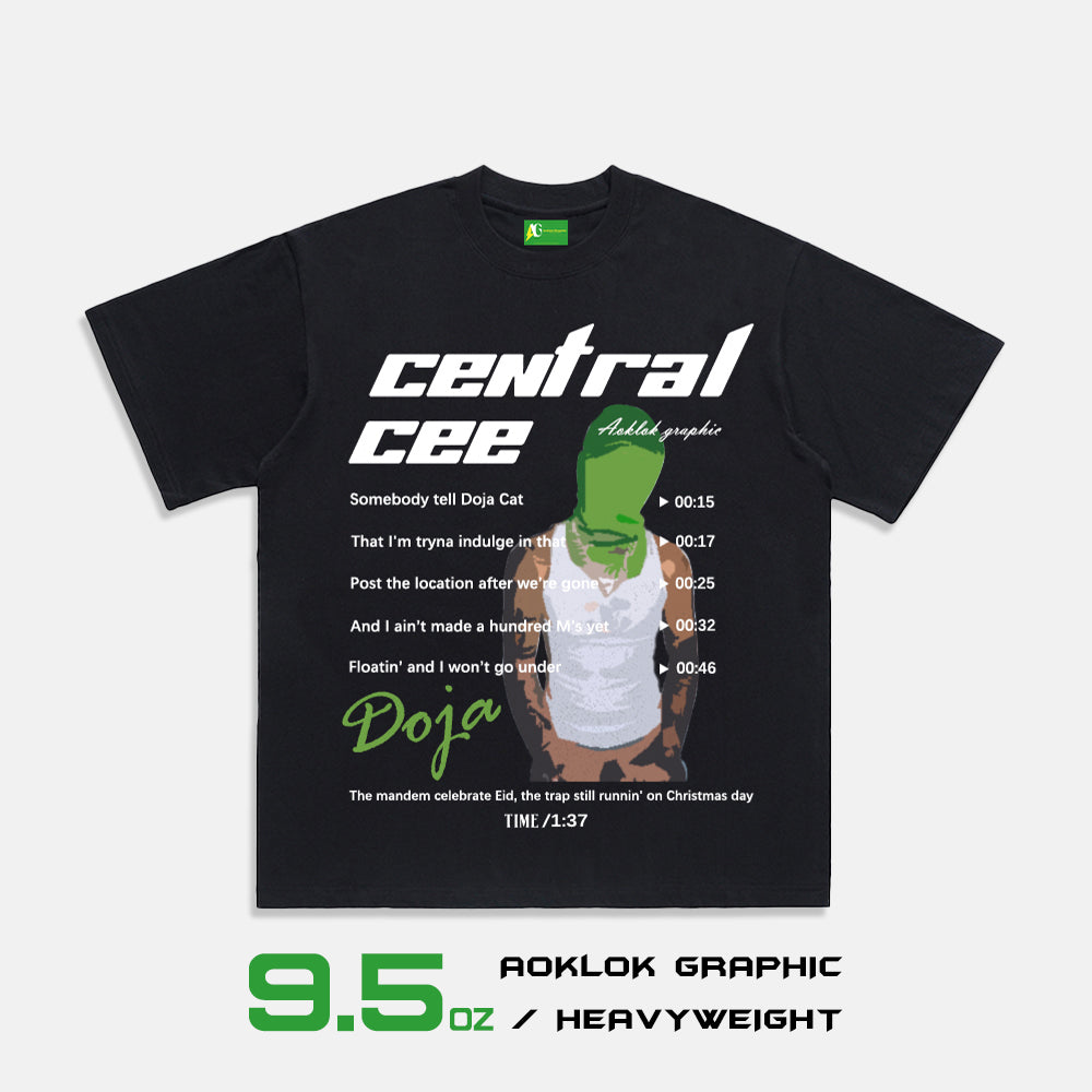 AG Rap Music Lyrics Print T-Shirt