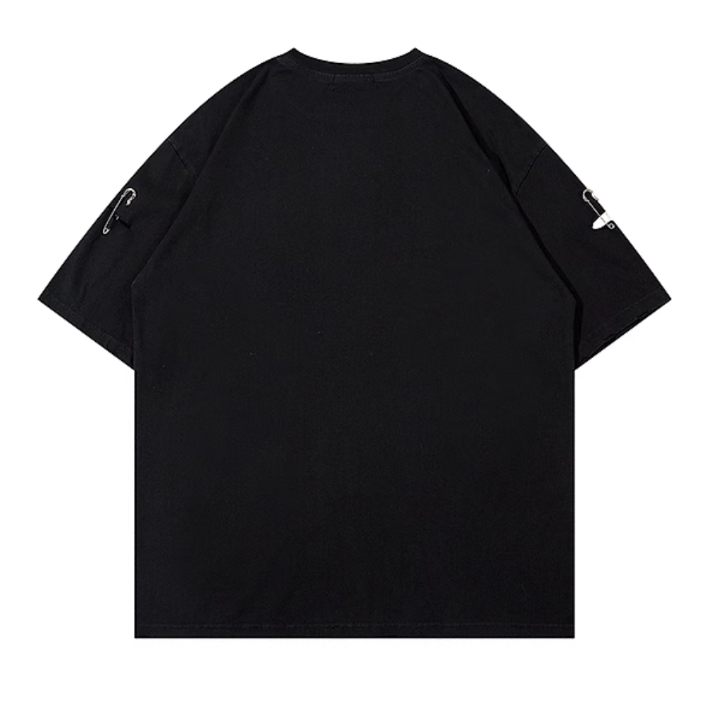 High Street Pin Distressed T-shirt
