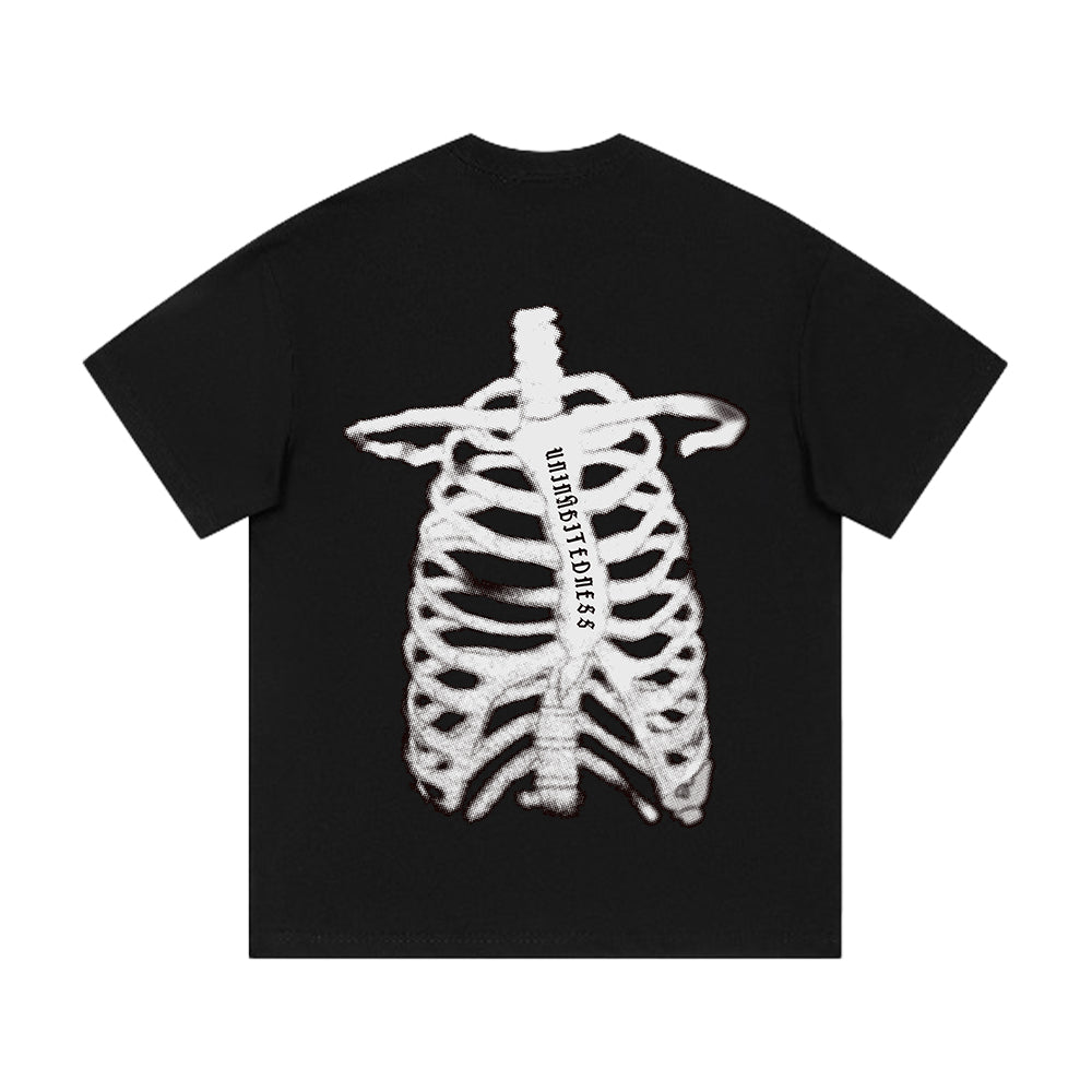 Crush Skull | Urban Dark Skeleton Graphic T-shirt
