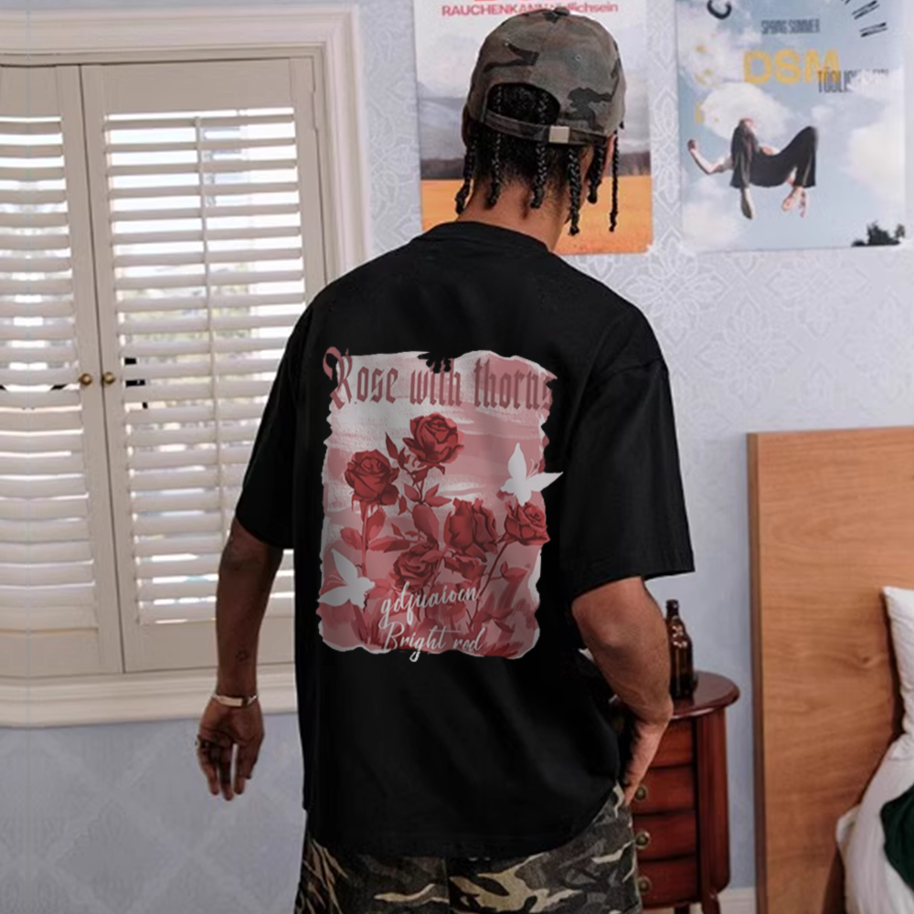 Illustration Rose T-Shirt