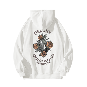 Vintage Flower Graphic Hoodie