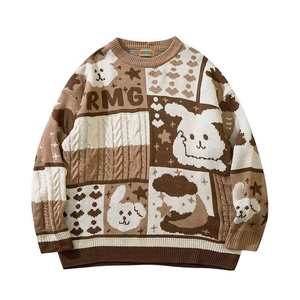 Cute Rabbit Stitching Sweater