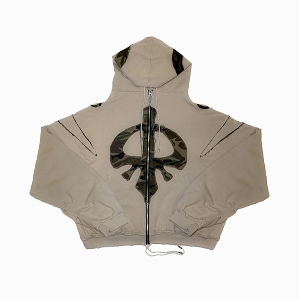 AokLok Dark Heavy Industry Splicing Hoodie