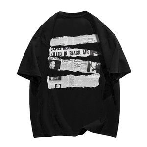 Newspaper Fragments T-Shirt