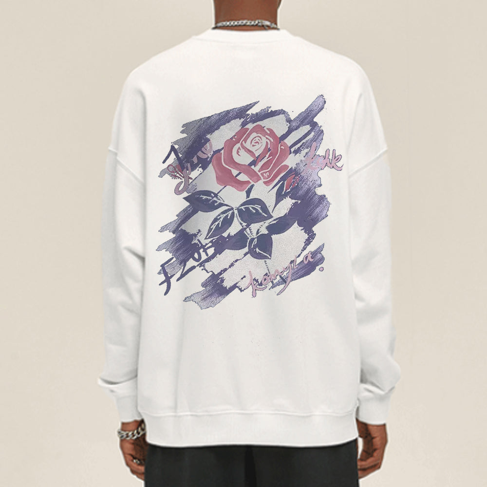 High Street Doodle Rose Sweatshirt