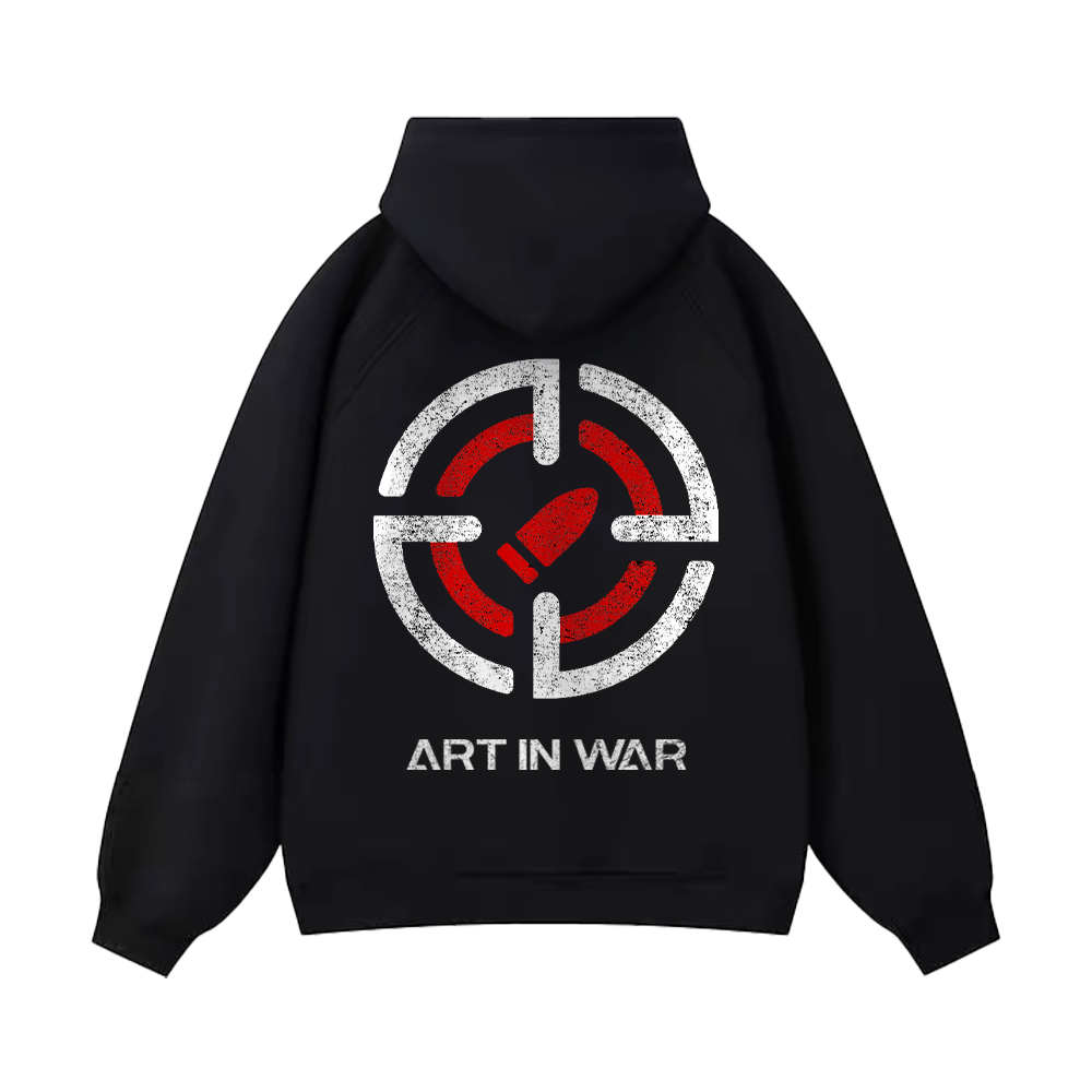 Art In War Blood Red Medical Kit Hoodie