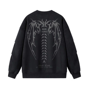 6Kull Heavy Suede Wing Sweatshirt