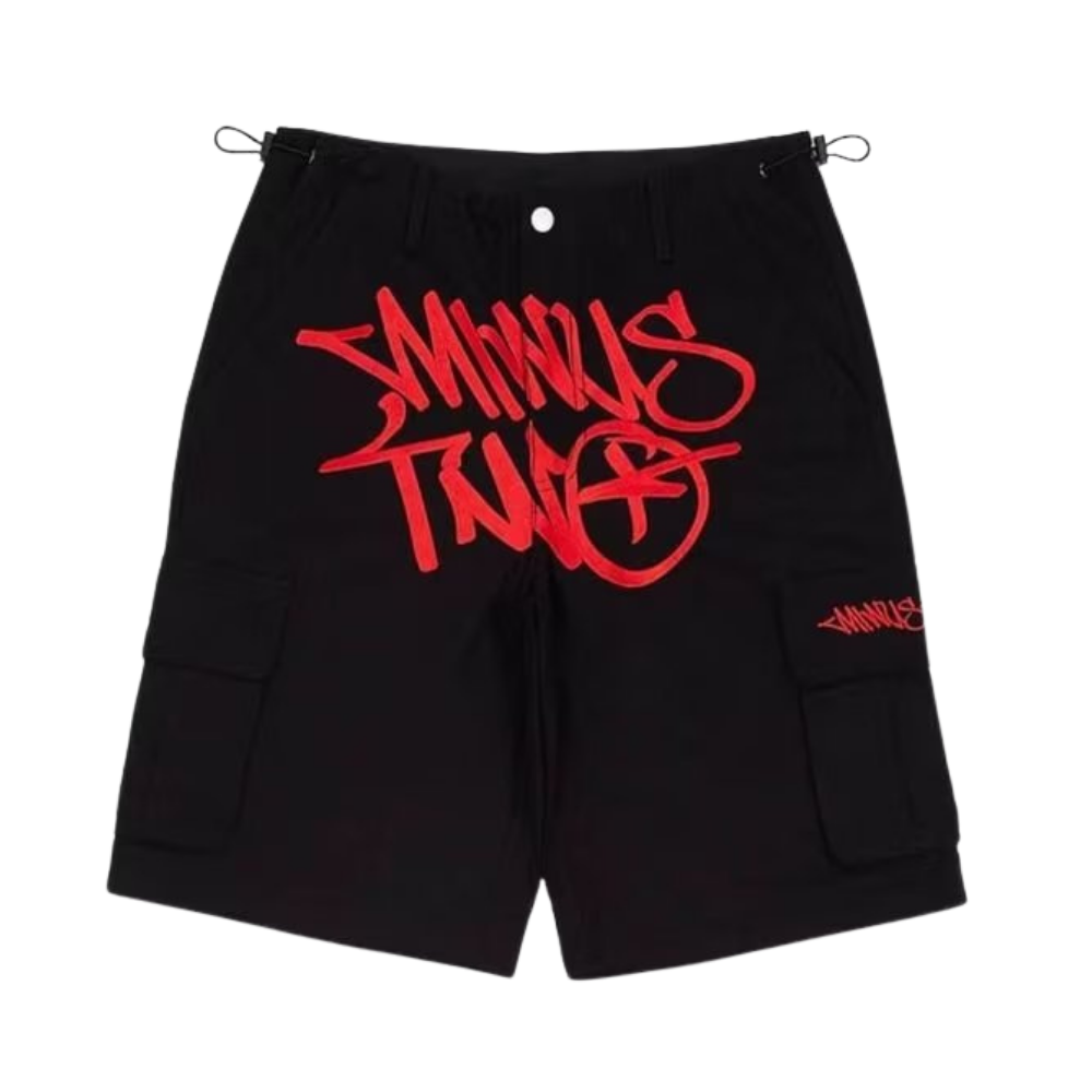 Hip Hop Paint Splash Workwear Shorts