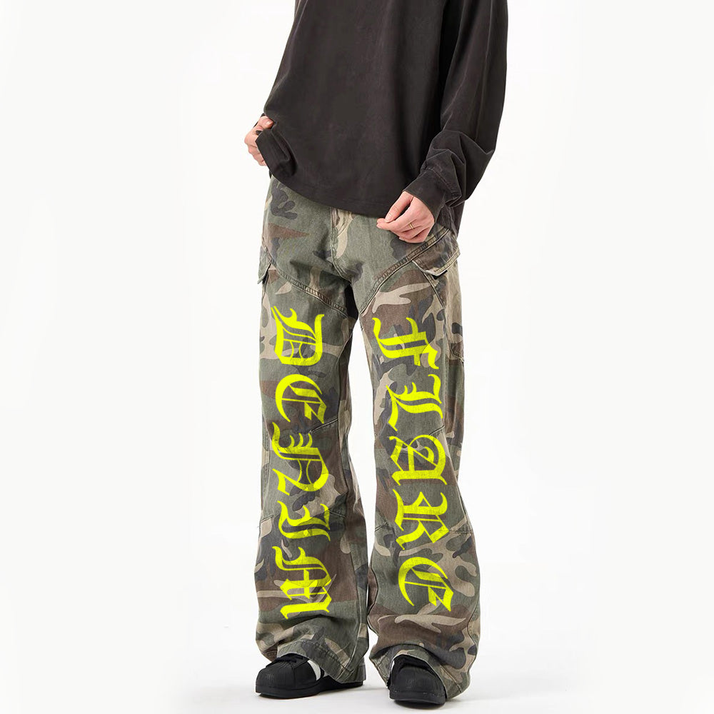 DF | Camouflage Copywriting Jeans