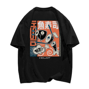 Fish Sushi Pattern T-Shirt