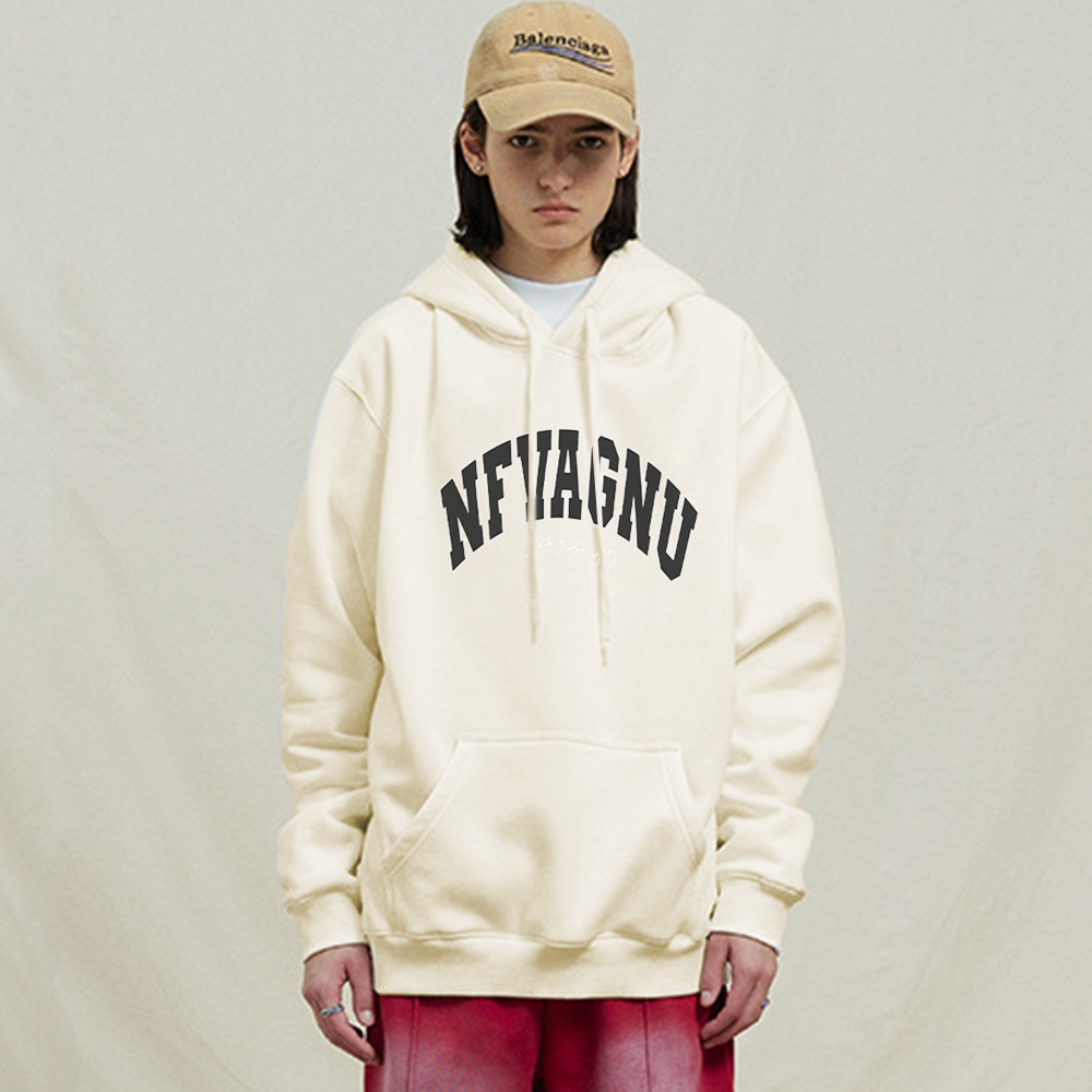 Classic Letters Print Hoodie