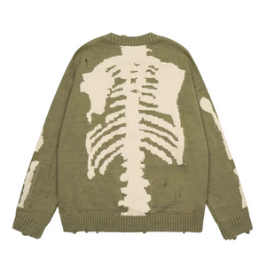 OOC' Street Solid Bone Knit Sweater