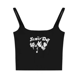 【Subscription】Women's Cropped Printed Cami Top