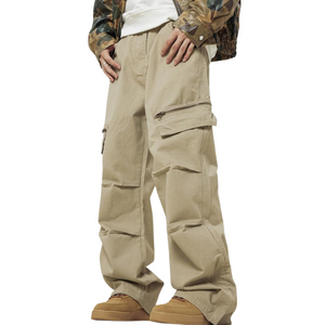 American Pleated Zippered Cargo Pants