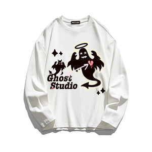 Street Devil Print Sweatshirt