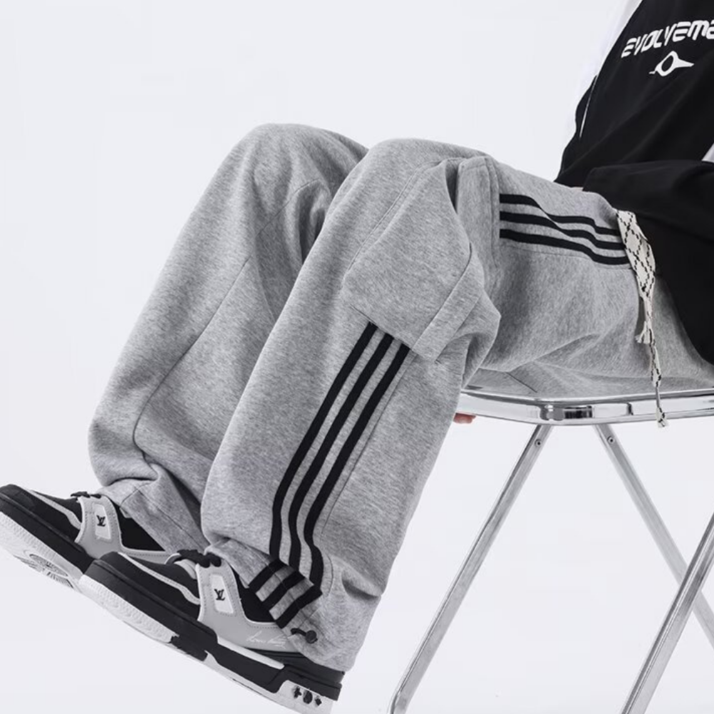 American Striped Web Pocket Sweatpants