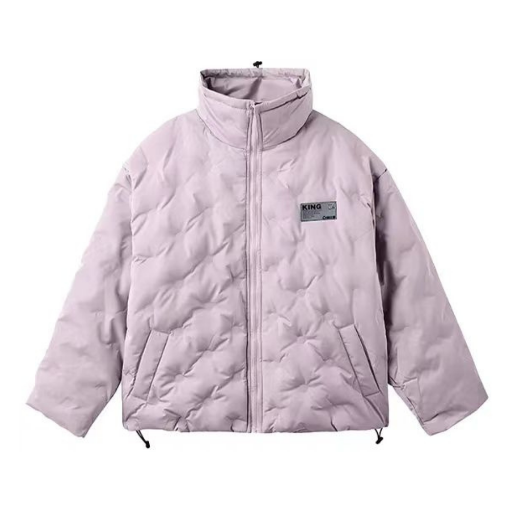 Women's Solid Mesh Down Jacket