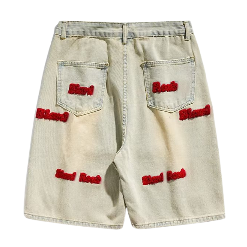 Towel Embroidered Monogram Shorts